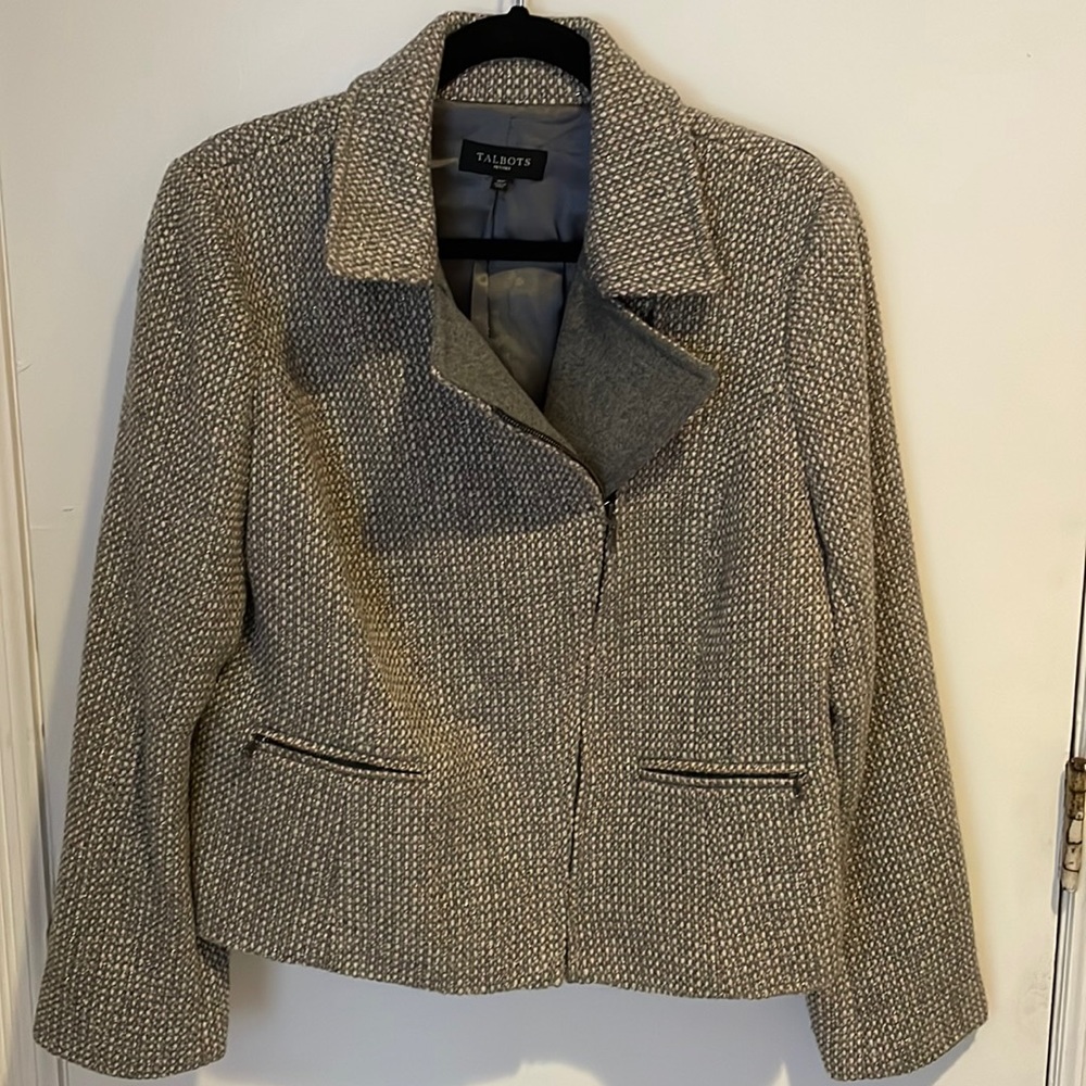 Talbots Tweed Blazer Size 16P